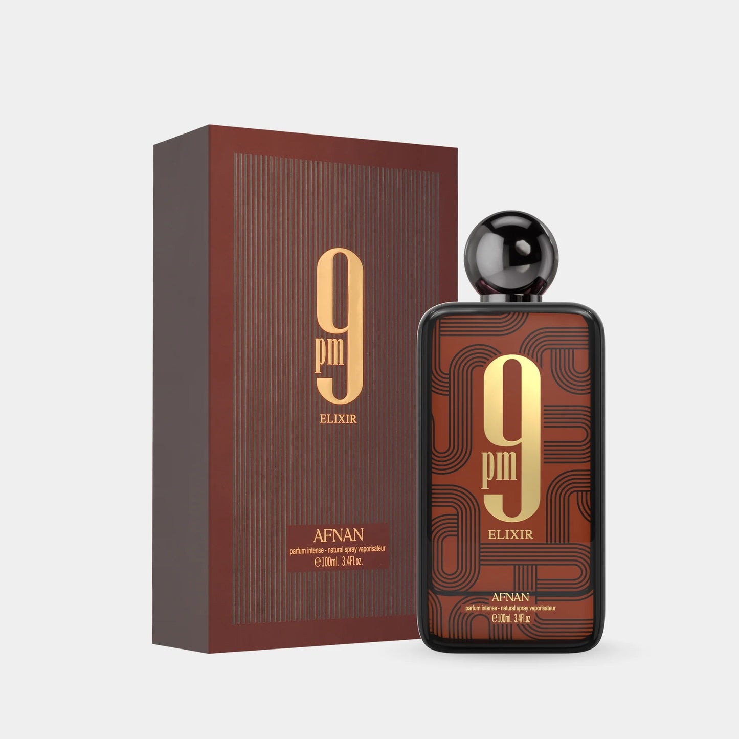 🔥Hot Sale 50% Off🎁Afnan 9PM Eau de Parfum Spray for Men 3.4 oz - Amber Vanilla Scent Perfume