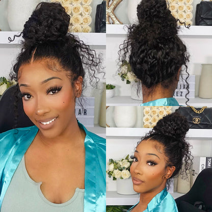 🔥Hot Sale 50% Off🎁Flash Sale Cozy Invisi Strap Snug Fit for 360 Skin Lace Frontal Pre-cut & Pre-bleached Human Hair Wig