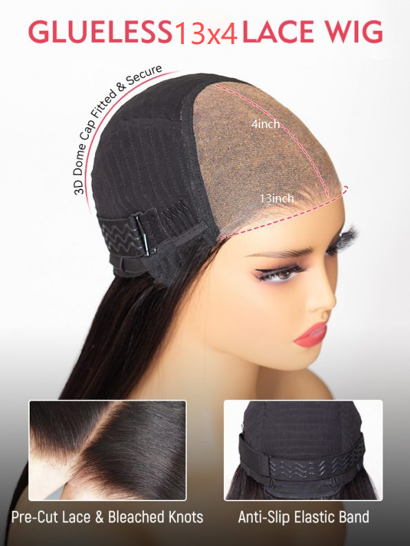 🔥80% OFF Today Only! Layer Cut Straight Short Bob Wig 13×4 HD Lace Pre-Everything Glueless Wig