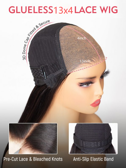 🔥80% OFF Today Only! Layer Cut Straight Short Bob Wig 13×4 HD Lace Pre-Everything Glueless Wig