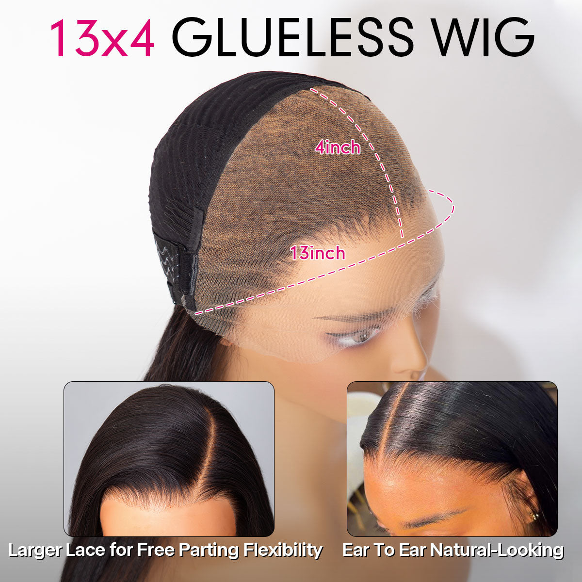 🔥Final 3 Hours: 69%OFF🔥 Glueless Butterfly Layered Wig Loose Wave 13x4 HD Lace Human Hair Wig