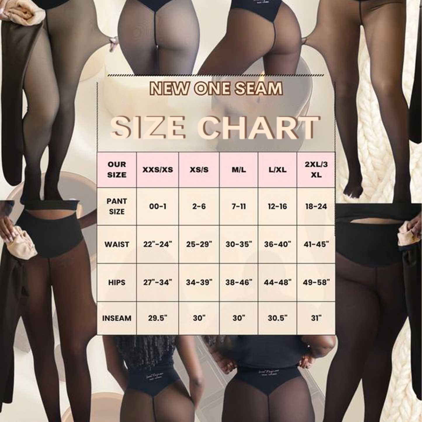 New compression band and single-groove design! Original Magic Warmth Legwear - from XXS to 3XL - 4 color options. Excellent warmth retention effect.