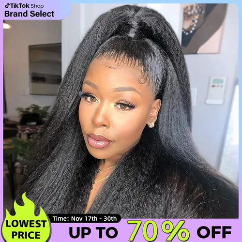 🔥Sale Happening Now:70%OFF Pre-Cut Lace Kinky Straight