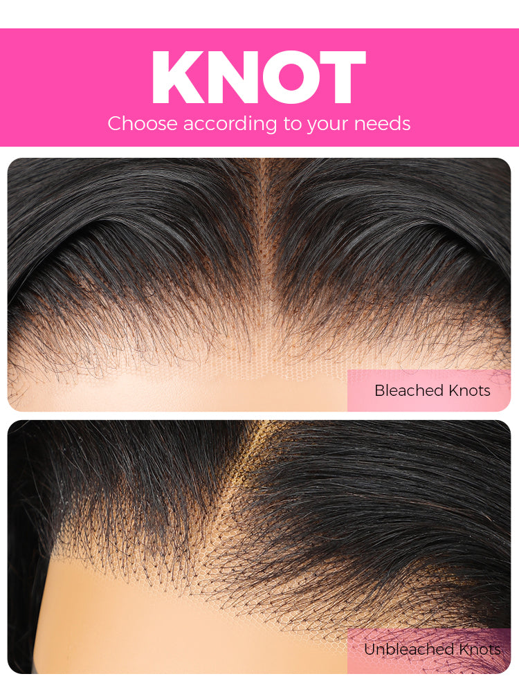 🔥Final 3 Hours: 70%OFF🔥Pre-bleached Knots Wear Go Glueless Wig Pre-cut HD Lace Water Wave Human Hair