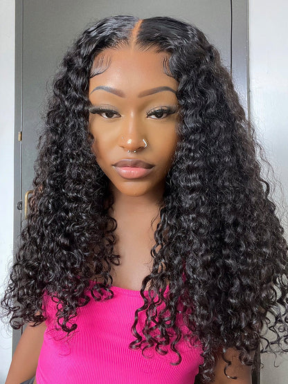 🔥Final 3 Hours: 70%OFF🔥Pre-bleached Knots Wear Go Glueless Wig Pre-cut HD Lace Water Wave Human Hair