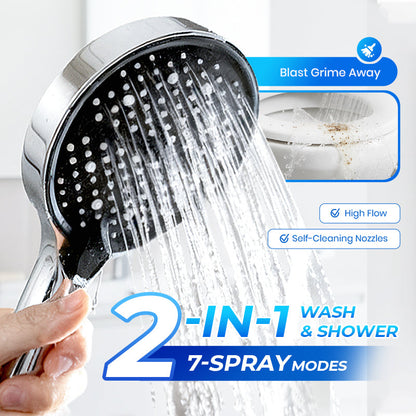 🔥Hot Sale 50% OFF⏳High-Pressure Adjustable Rainfall Shower Head