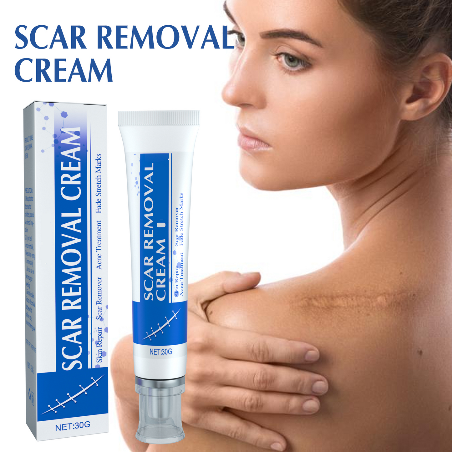 🔥LAST DAY 60% OFF !!🎁Scar Repair Cream for Men and Women, fade scars and tighten skin in one step