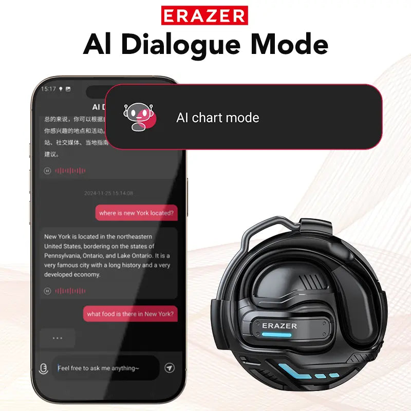 🔥Hot Sale 50% Off🎁ERAZER™ X8 OWS Translation Wireless Bluetooth Earphones