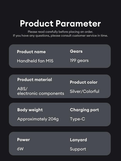 🔥Final 3 Hours – 50% OFF!Full Diamond Luxury Craftsmanship Portable Handheld Turbo Fan, 3 Gear Wind, Rechargeable Long Battery Life Hand Fan With Digital Display For Outdoor Activities, Travel, Office, Wonmen's gift