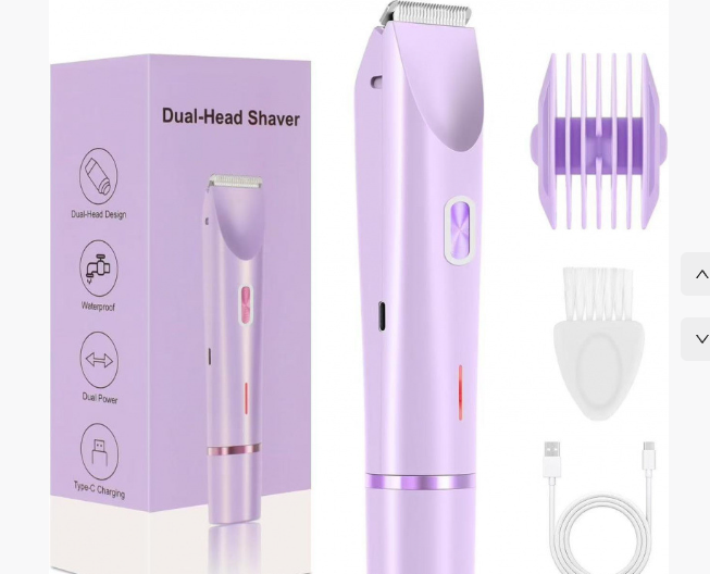 🔥Hot Sale 30% Off🎁Mother'S Day Gift,2 in 1 Electric Hair Removal Tool Trimmer for Women
