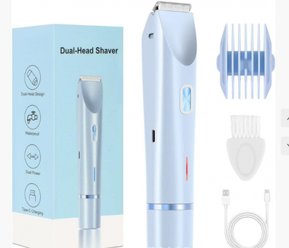 🔥Hot Sale 30% Off🎁Mother'S Day Gift,2 in 1 Electric Hair Removal Tool Trimmer for Women