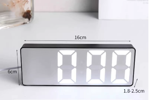 🔥Hot Sale 50% Off🎁Led Mirror Alarm Clock