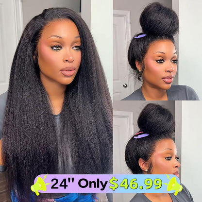 🔥Sale Happening Now:70%OFF Pre-Cut Lace Kinky Straight