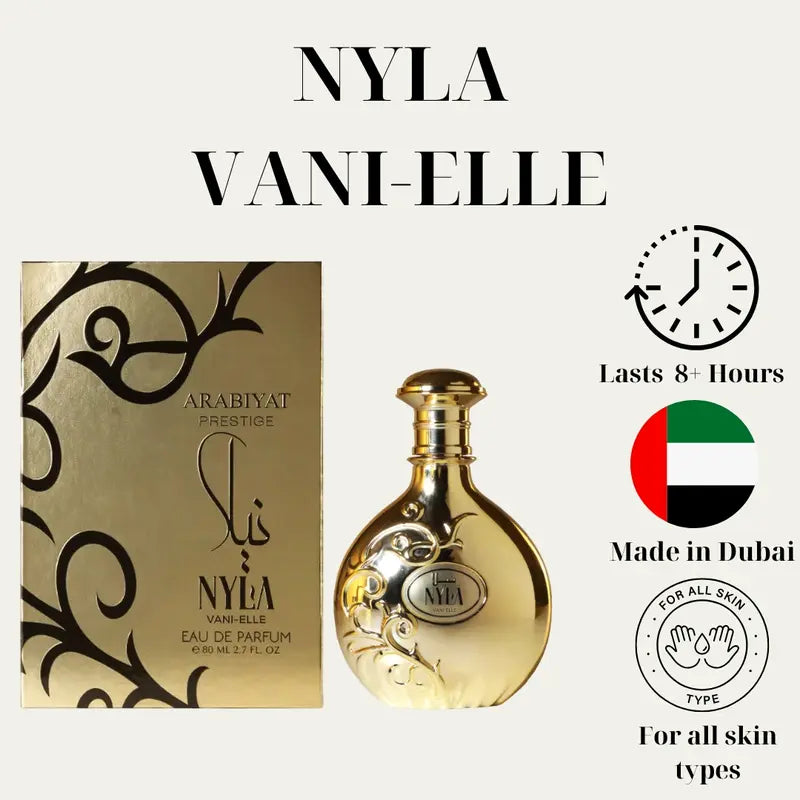 🔥Hot Sale 30% Off🎁Arabiyat Prestige Nyla Vani-elle Eau De Parfum 2.7FL.Oz