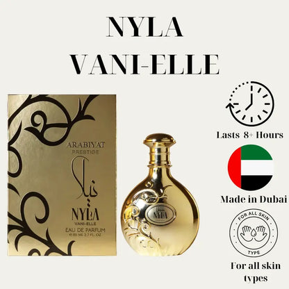 🔥Hot Sale 30% Off🎁Arabiyat Prestige Nyla Vani-elle Eau De Parfum 2.7FL.Oz