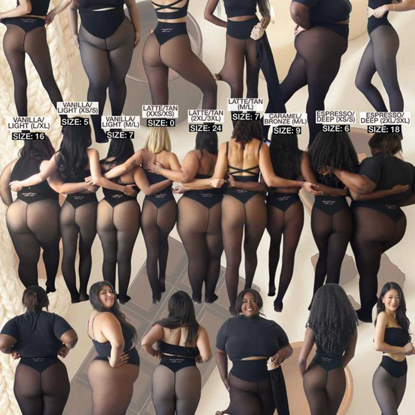 New compression band and single-groove design! Original Magic Warmth Legwear - from XXS to 3XL - 4 color options. Excellent warmth retention effect.