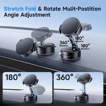 🔥Hot Sale 50% Off🎁Upgraded Magnetic Phone Holder with 360° Rotation, Strong Magnet, Foldable and Portable Design