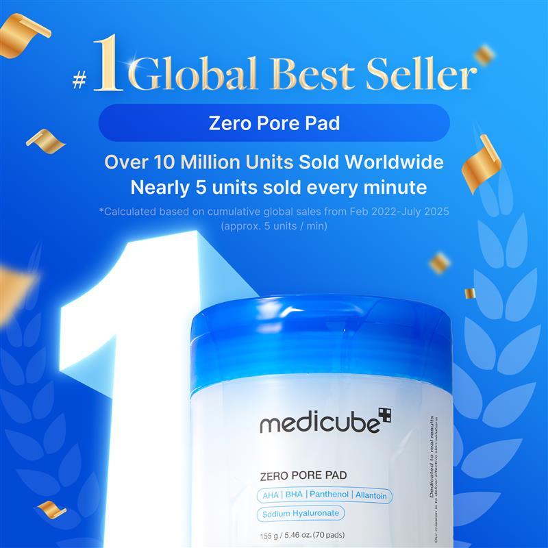 🔥Flash sales 60% OFF !!🎁[medicube] Zero Pore Pads (AHA + BHA) | Korean No.1 Viral Toner Pads
