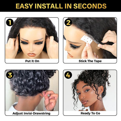 🔥Sale Happening Now:70%OFF Pre-Cut Lace Kinky Straight