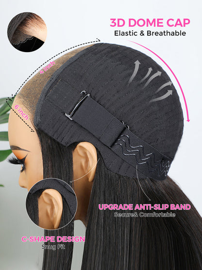 🔥Final 3 Hours: 70%OFF🔥Pre-bleached Knots Wear Go Glueless Wig Pre-cut HD Lace Water Wave Human Hair