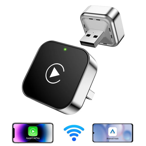 🔥Black Friday 50% off🎁2025 Wireless CarPlay Adapter for iPhone & Android – Fast, No-Lag, Hands-Free