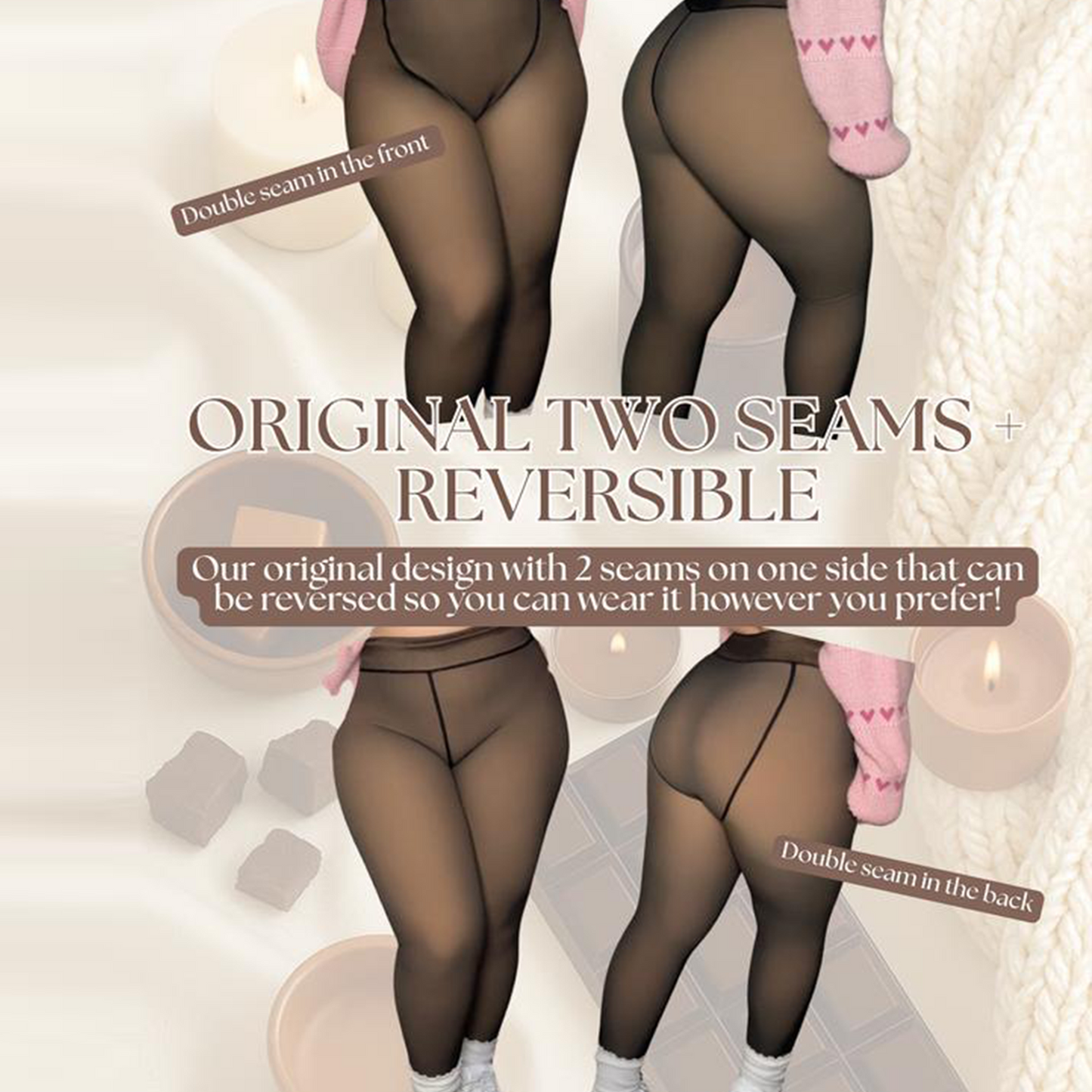 New compression band and single-groove design! Original Magic Warmth Legwear - from XXS to 3XL - 4 color options. Excellent warmth retention effect.