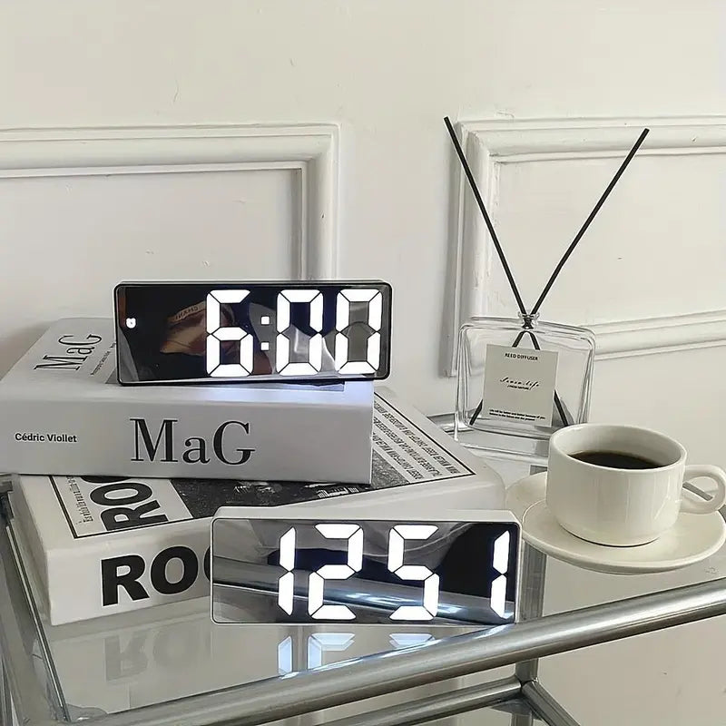 🔥Hot Sale 50% Off🎁Led Mirror Alarm Clock