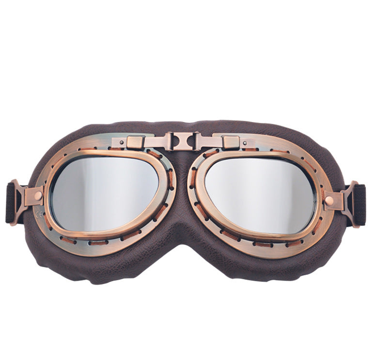 ⚡LAST DAY SALE 50% OFF🎁Vintage Helmet Goggles Motorcycle Goggles Bike Motorcross Pilot Goggle