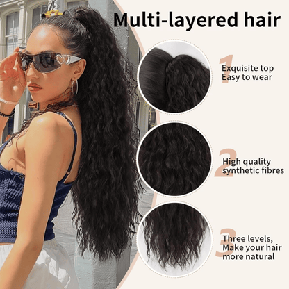 🔥LAST DAY -80% OFF - 🎁Ponytail Hair Extensions