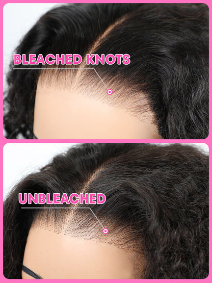 🔥Final 3 Hours: 70%OFF🔥Pre-bleached Knots Wear Go Glueless Wig Pre-cut HD Lace Water Wave Human Hair