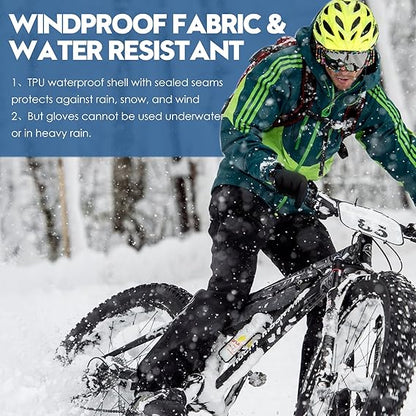 🔥LAST DAY 50% OFF !!🎁Windproof Winter Gloves Touchscreen Gloves Thermal Warm Gloves for Men and Women