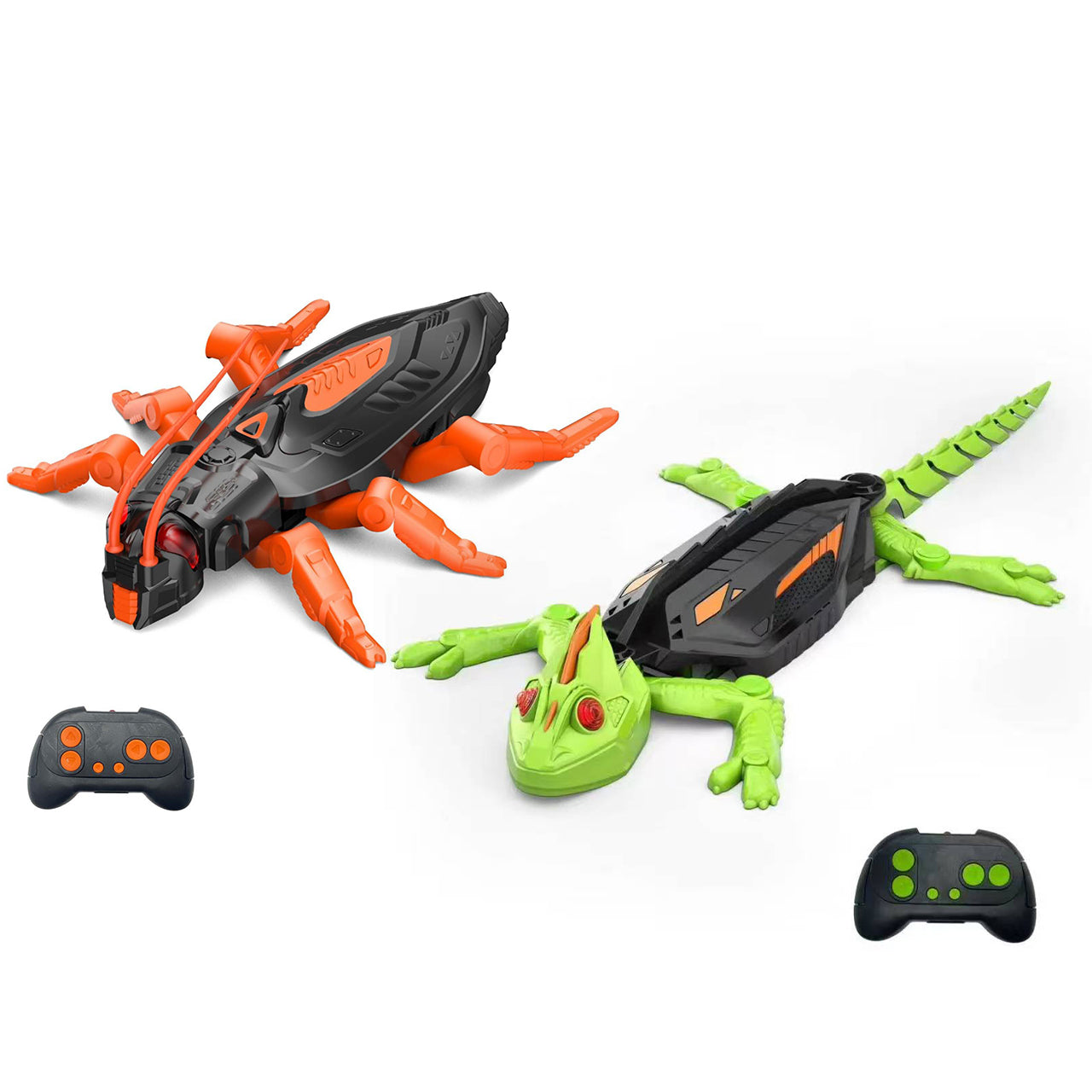 🔥LAST DAY 50% OFF -- 🎁Aniuch Wall Crawler Gecko - LED RC Toy for Indoor Family Fun & Prank Gifts