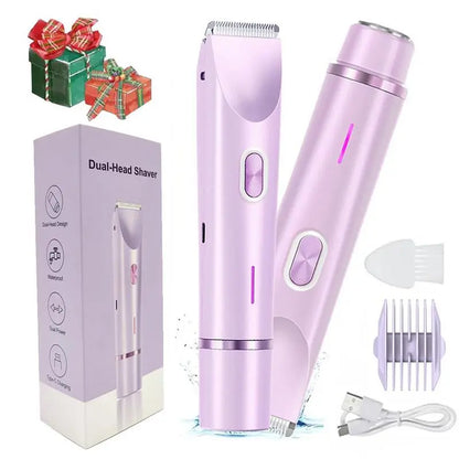 🔥Hot Sale 30% Off🎁Mother'S Day Gift,2 in 1 Electric Hair Removal Tool Trimmer for Women