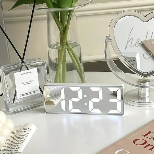🔥Hot Sale 50% Off🎁Led Mirror Alarm Clock