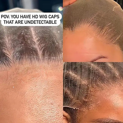 🔥Hot Sale 70% Off🎁Invisible HD Human Hair Wig cap 2Pieces/pack Stretch Elastic Hair Net For Women