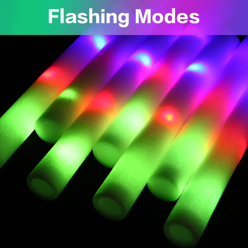 🔥Hot Sale 30% Off🎁50-Pack LED Glow Sticks - Multi-Color  Sticks with 3 Dynamic Modes