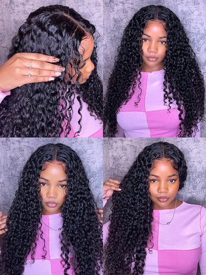 🔥Final 3 Hours: 70%OFF🔥Pre-bleached Knots Wear Go Glueless Wig Pre-cut HD Lace Water Wave Human Hair