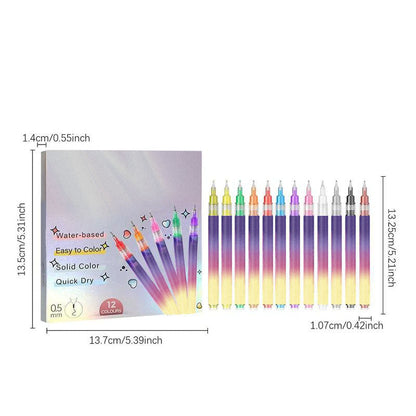 🔥Last Day 60% off🎁12-Color Nail Art Marker Set