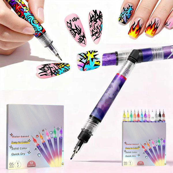 🔥Last Day 60% off🎁12-Color Nail Art Marker Set