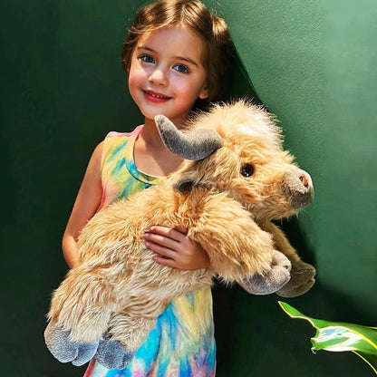 🔥Hot Sale 50% Off🎁Cute Cartoon Highland Cow Stuffed Toy