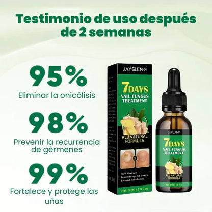 🔥Hot Sale 50% Off🎁7 DAYS NAIL FUNGUS TREATMENT - Protege y elimina el hongo de tus Uñas