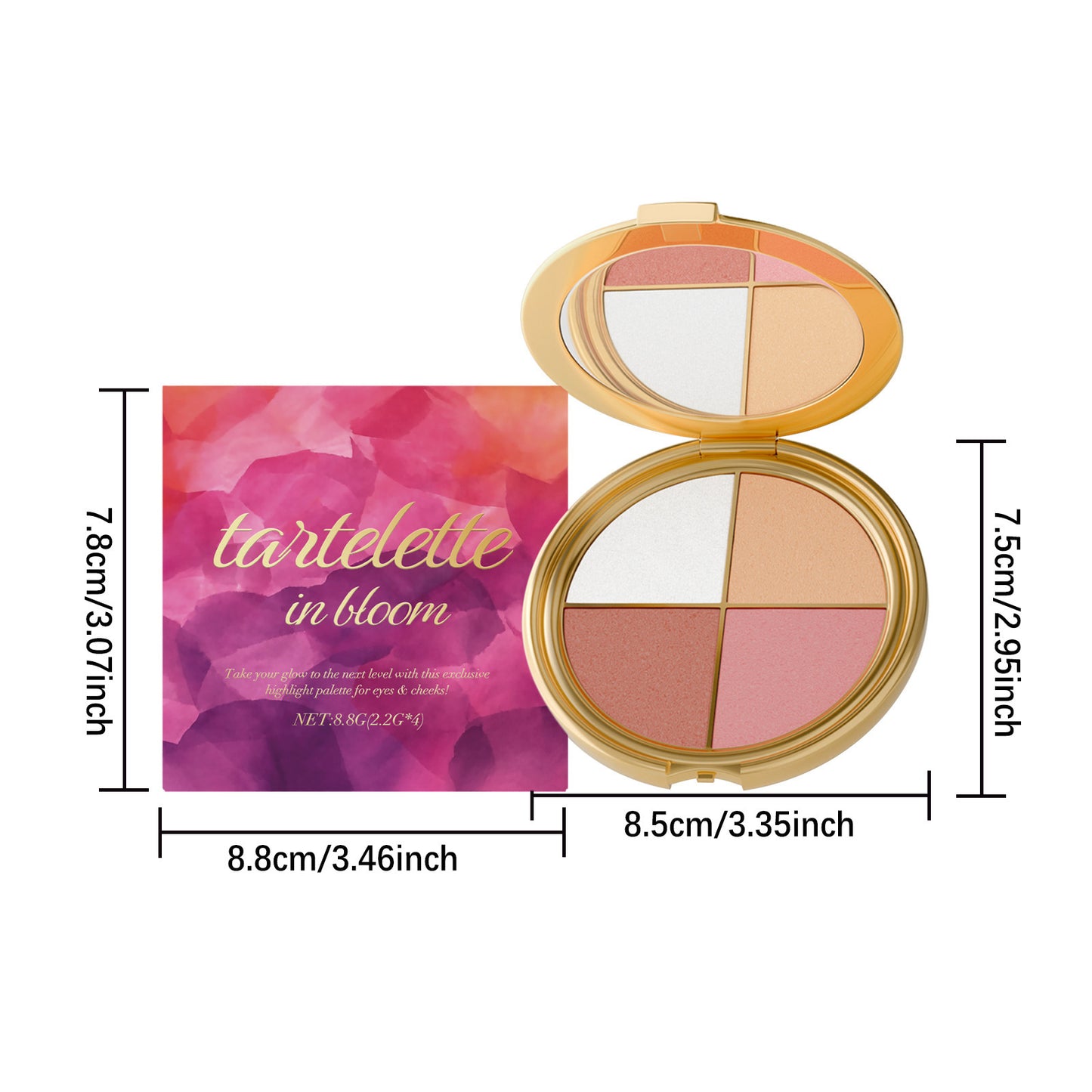 🔥Only 3 Days Left! 60% OFF All-in-One Eye & Cheek Palette for Effortless Glass-Skin Glow