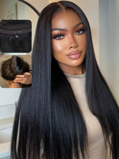 🔥Final 3 Hours: 80%OFF🔥Wavymy Pre-Everything 13x4 & 13x6 Max Lace Frontal Wig Drawstring Wear & Go Wigs Dome Cap Glueless Wigs 180% Density