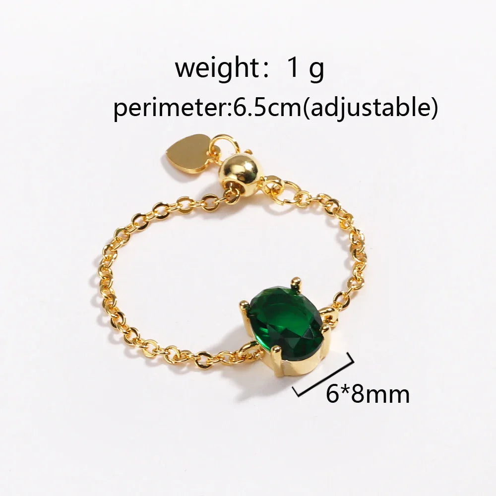 🔥Hot Sale: 70%OFF🔥Gem Chain Ring