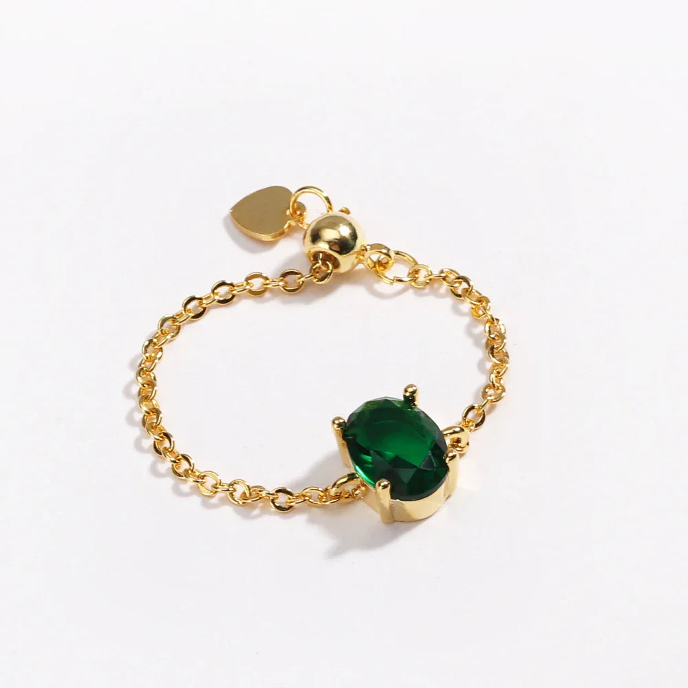 🔥Hot Sale: 70%OFF🔥Gem Chain Ring