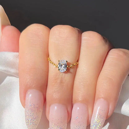 🔥Hot Sale: 70%OFF🔥Gem Chain Ring