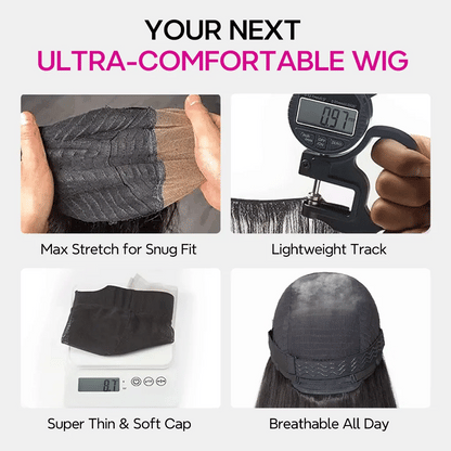 🔥70% OFF Today Only! Layered Cut Glueless Loose Body Wave 13×4 HD Lace Wig