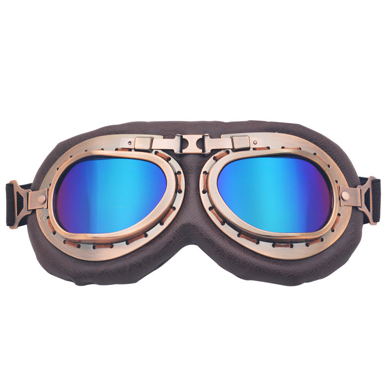 ⚡LAST DAY SALE 50% OFF🎁Vintage Helmet Goggles Motorcycle Goggles Bike Motorcross Pilot Goggle