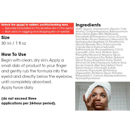 🔥Hot Sale 50% Off🎁Dermactin Anti-Aging Upper Eyelid Cream 1 oz.