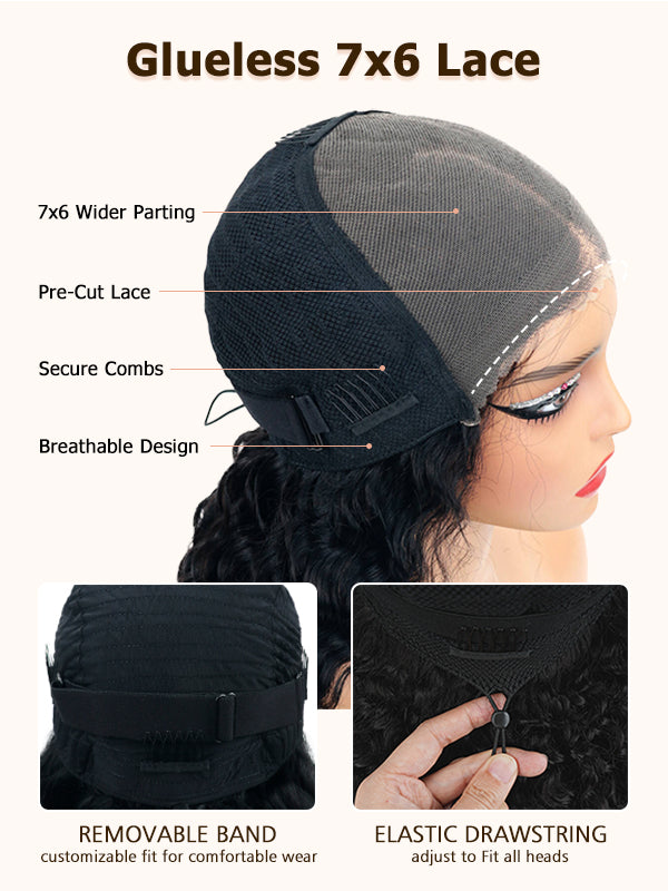 🔥Hot Sale 50% Off🎁Crazy Sale | Recommend 18"-32" Loose Deep Wave 13x6 Full Lace Frontal Wig No Code Needed